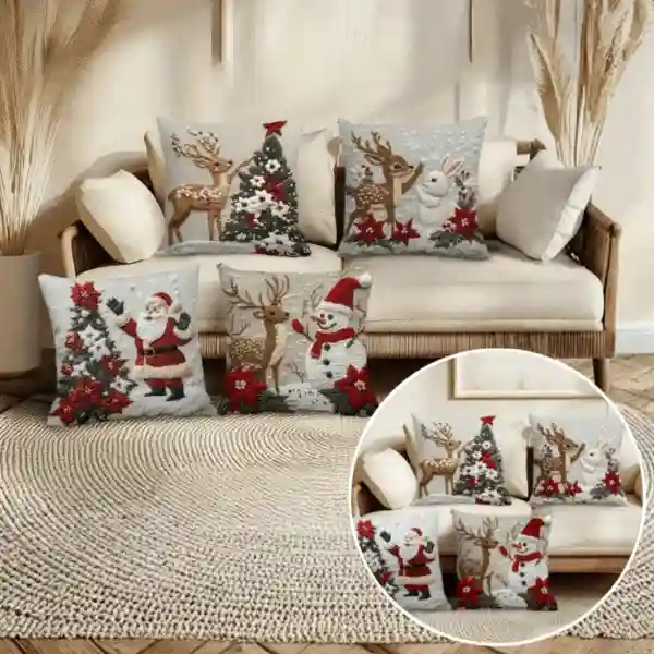 CutePillows, Χριστουγεννιάτικες μαξιλαροθήκες (4 τεμάχια) - Image 1