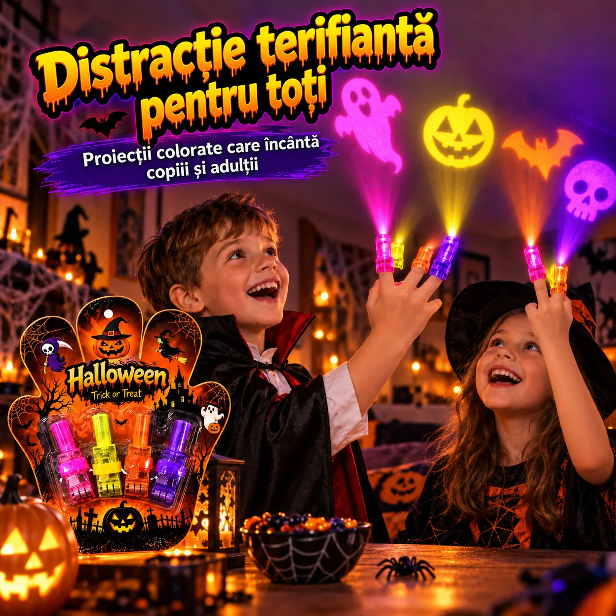 Προβολείς LED για δάχτυλα – Halloween, FingerLights - Image 5