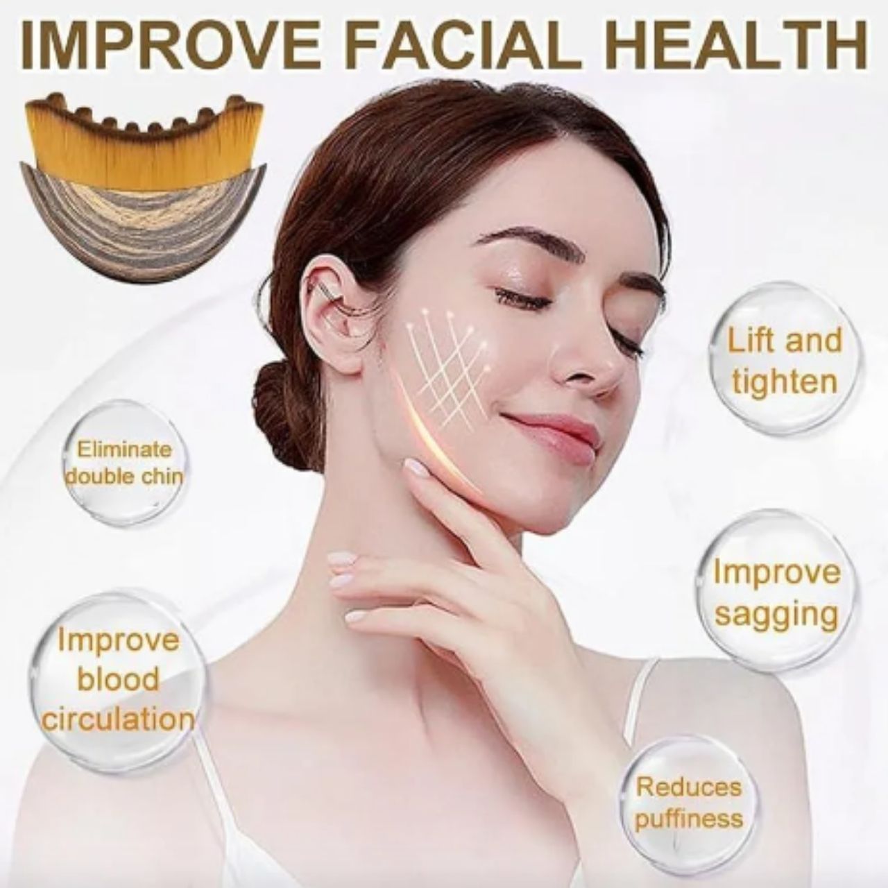 LymphaticBrush, βούρτσα λεμφικού μασάζ και διαμόρφωσης προσώπου - Image 9